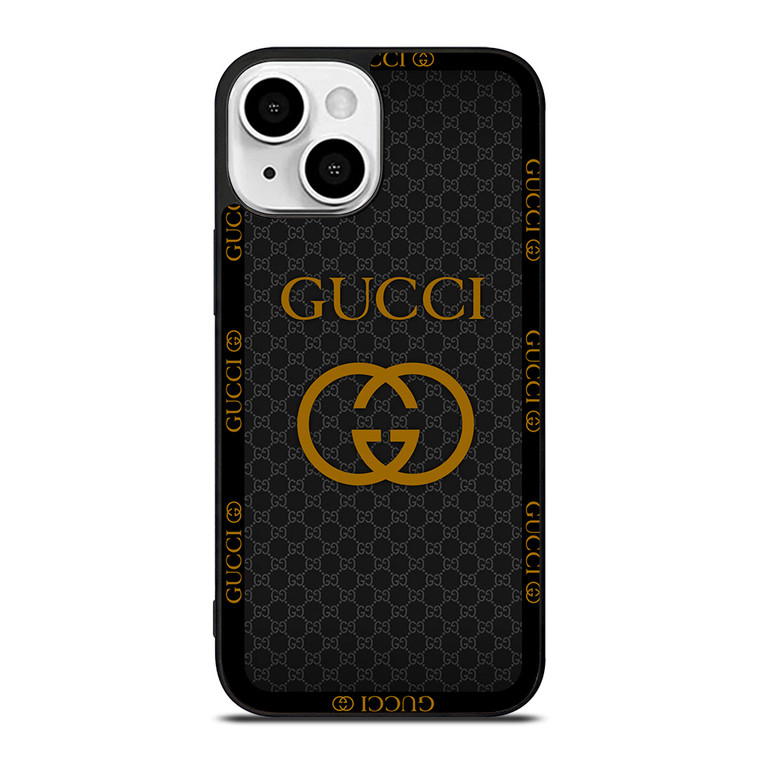 GUCCI ROUND PATTERN iPhone 13 Mini Case Cover